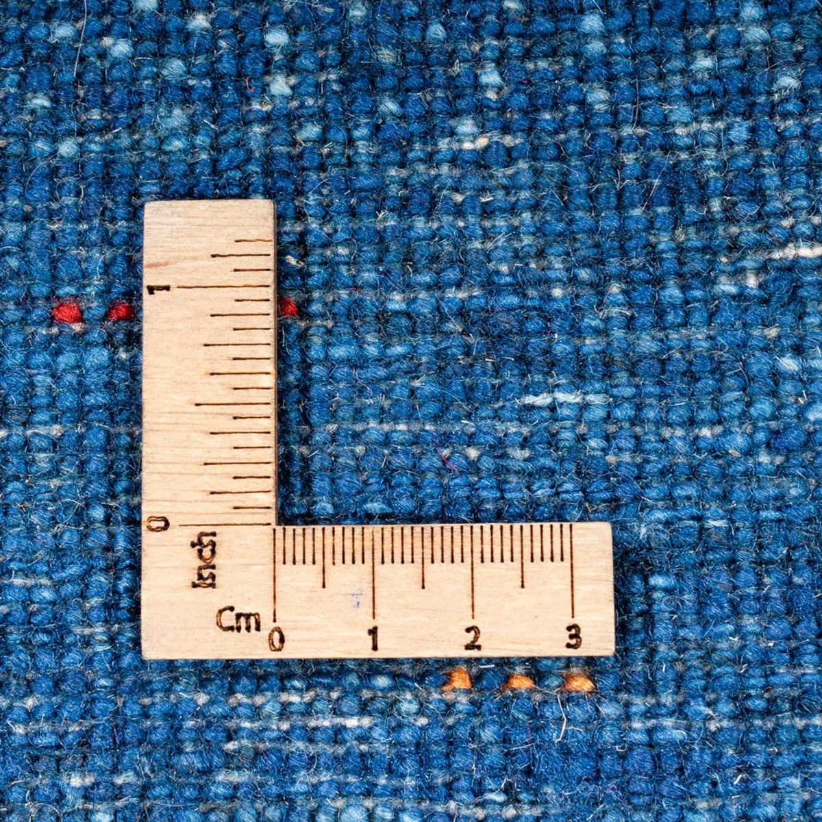 Alfombra Gabbeh - Loribaft Persa - 116 x 92 cm - azul