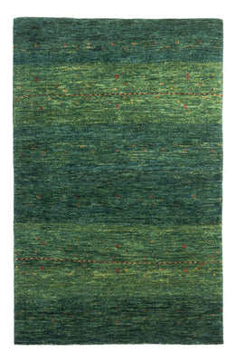 Alfombra Gabbeh - Loribaft Persa - 125 x 81 cm - verde