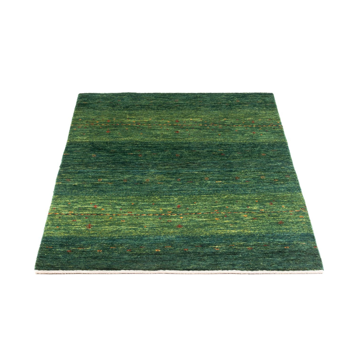 Alfombra Gabbeh - Loribaft Persa - 125 x 81 cm - verde