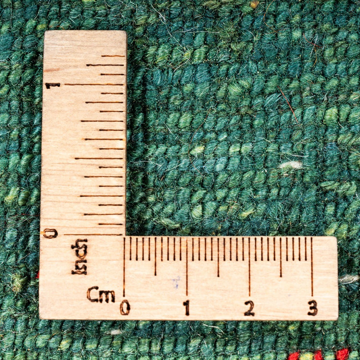 Alfombra Gabbeh - Loribaft Persa - 125 x 81 cm - verde