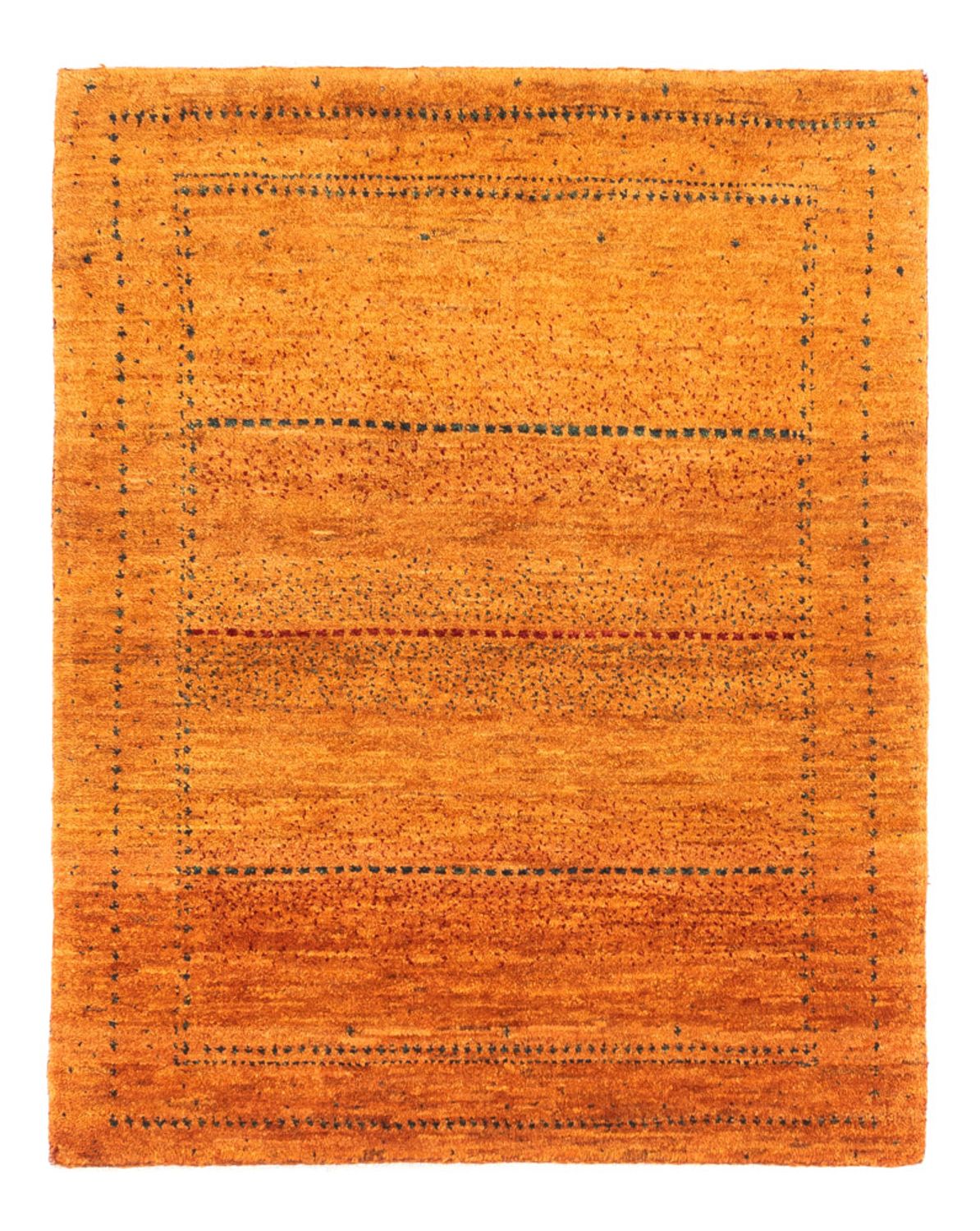 Alfombra Gabbeh - Loribaft Persa - 98 x 81 cm - oro