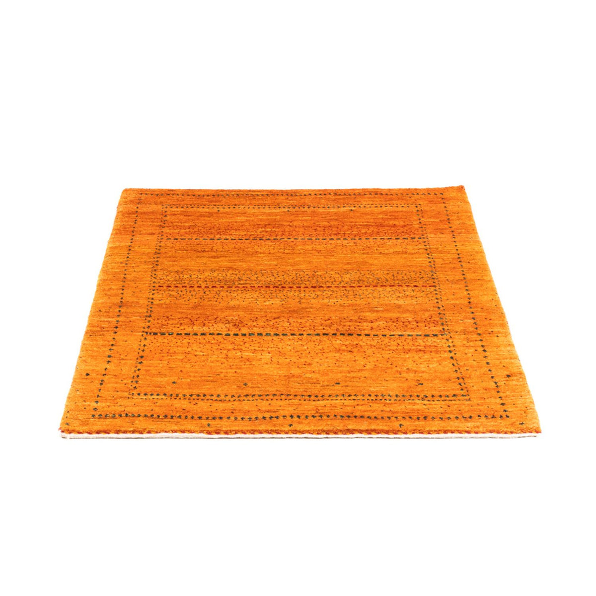 Alfombra Gabbeh - Loribaft Persa - 98 x 81 cm - oro