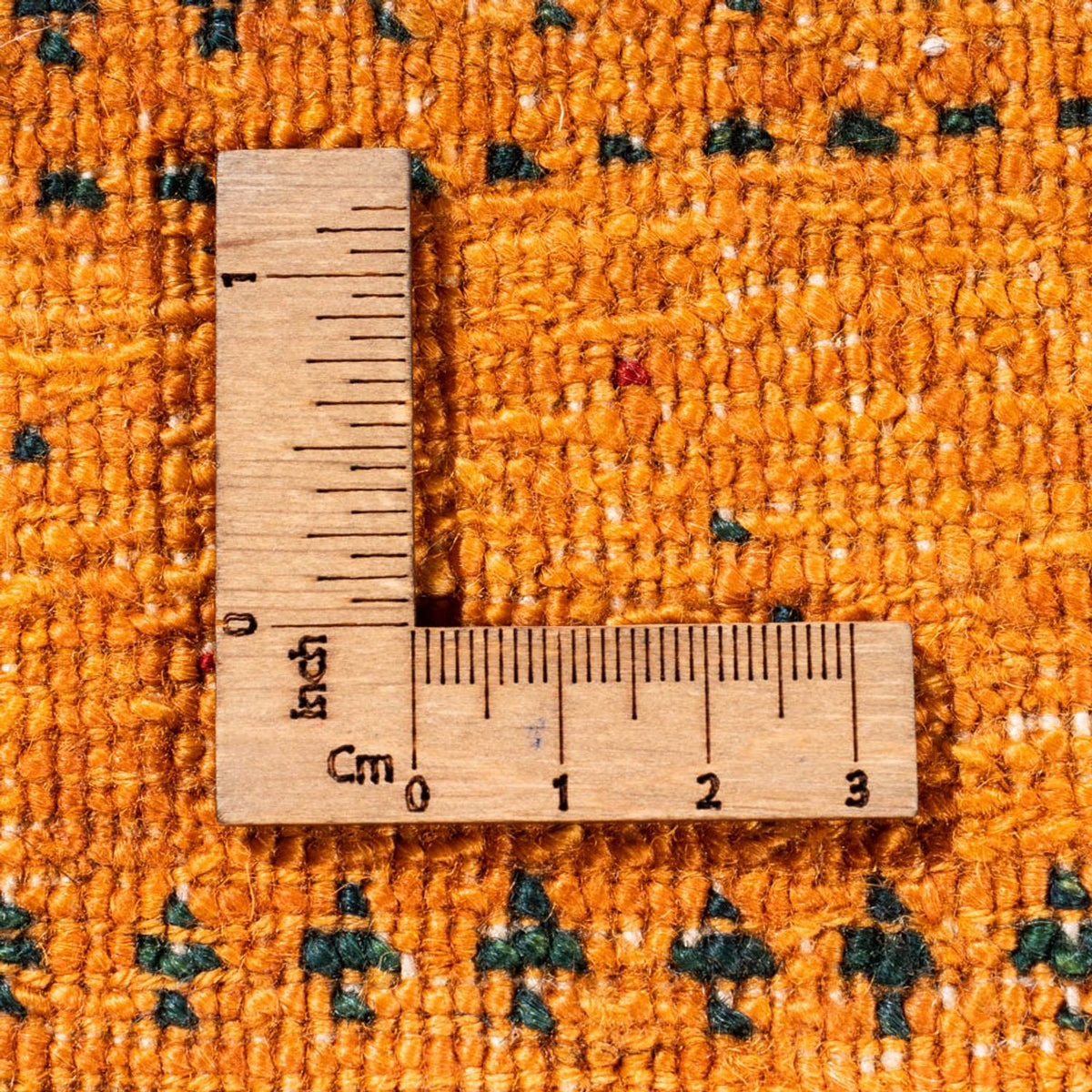 Alfombra Gabbeh - Loribaft Persa - 98 x 81 cm - oro