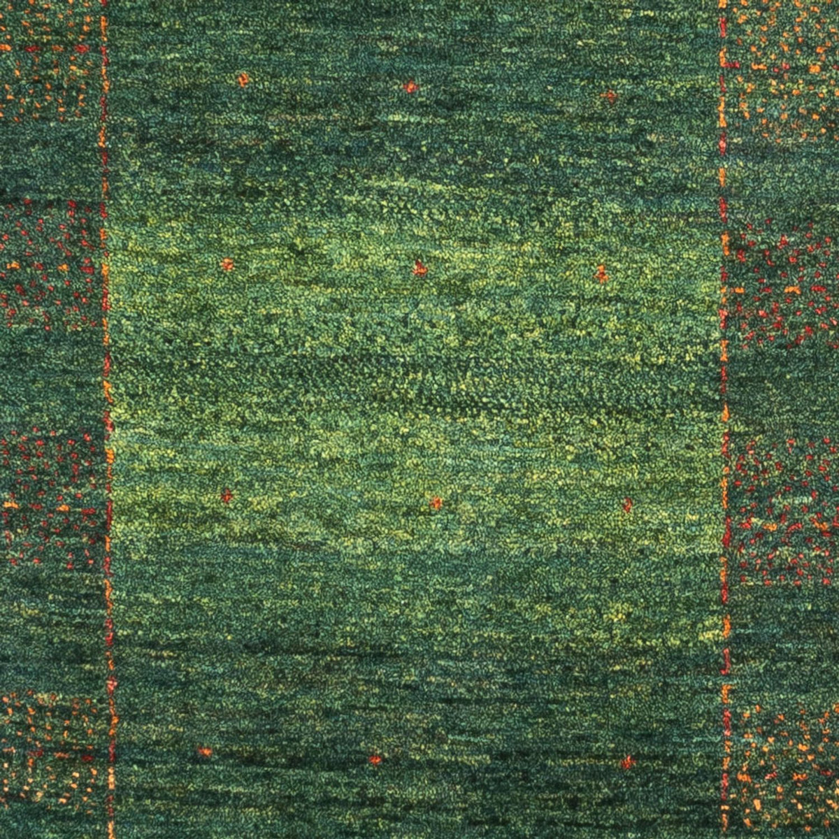 Alfombra Gabbeh - Loribaft Persa - 118 x 82 cm - verde