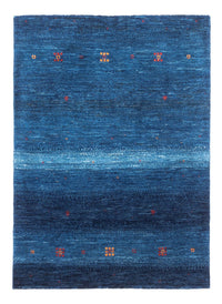 Alfombra Gabbeh - Loribaft Persa - 110 x 80 cm - azul