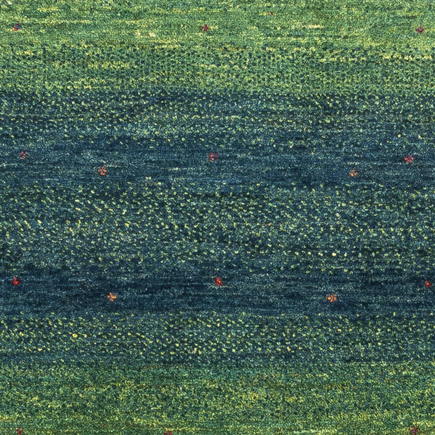 Alfombra Gabbeh - Loribaft Persa - 123 x 85 cm - verde