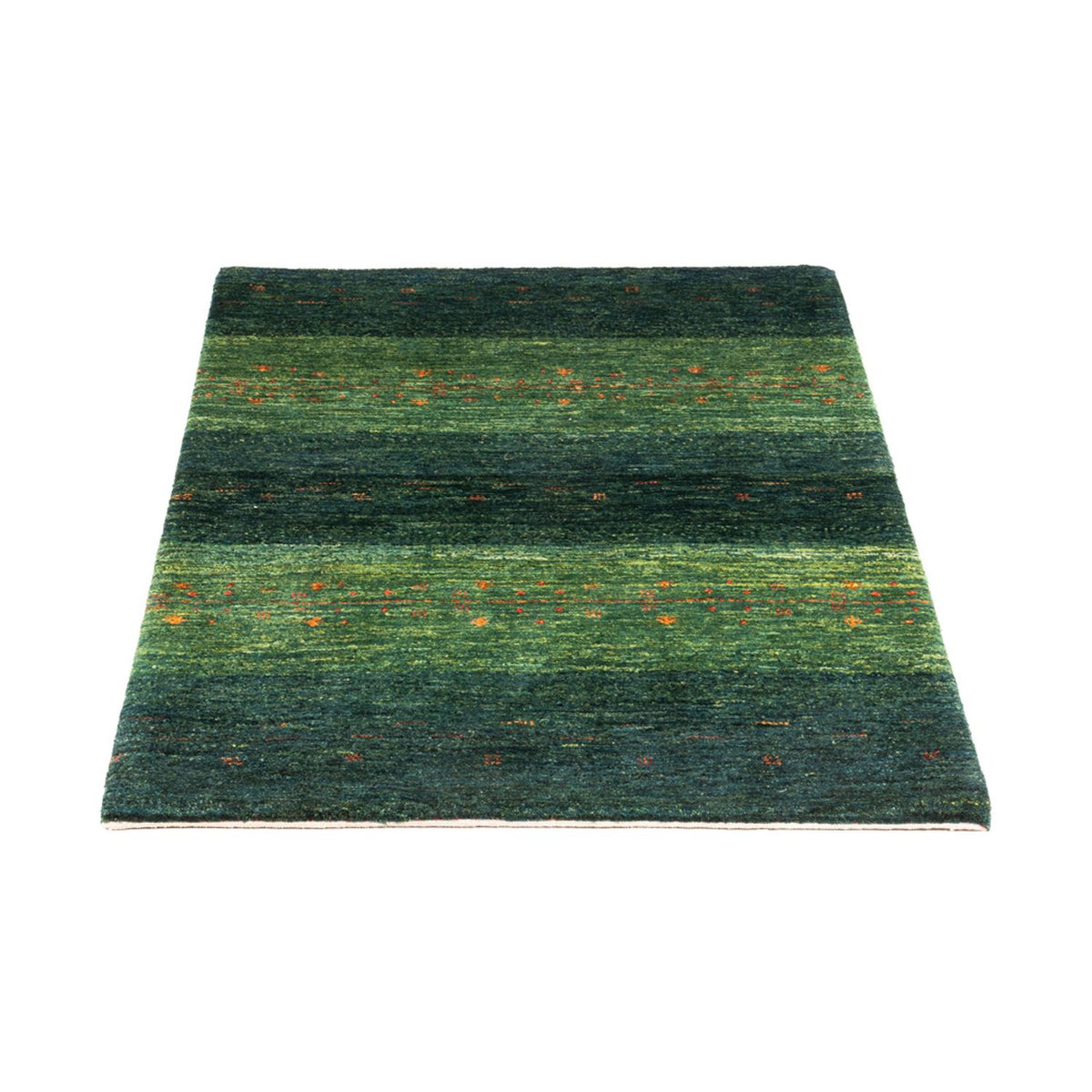 Alfombra Gabbeh - Loribaft Persa - 130 x 85 cm - verde