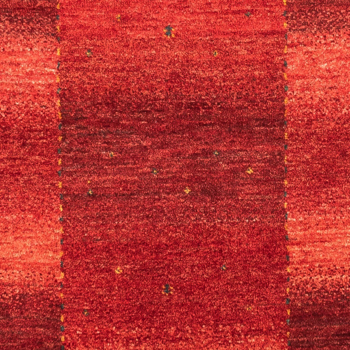 Alfombra Gabbeh - Loribaft Persa - 122 x 80 cm - rojo