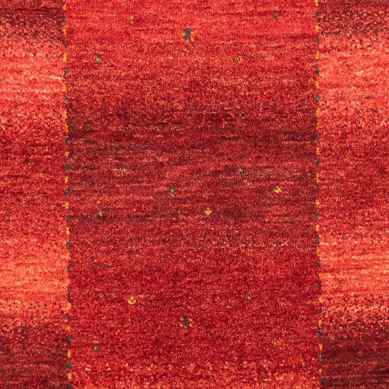 Alfombra Gabbeh - Loribaft Persa - 122 x 80 cm - rojo