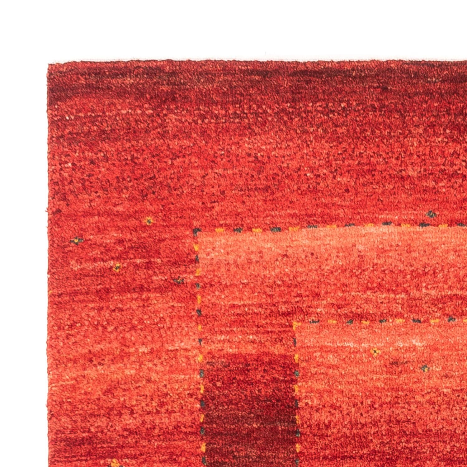 Alfombra Gabbeh - Loribaft Persa - 122 x 80 cm - rojo