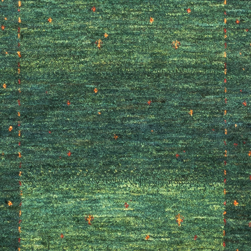 Alfombra Gabbeh - Loribaft Persa - 119 x 86 cm - verde