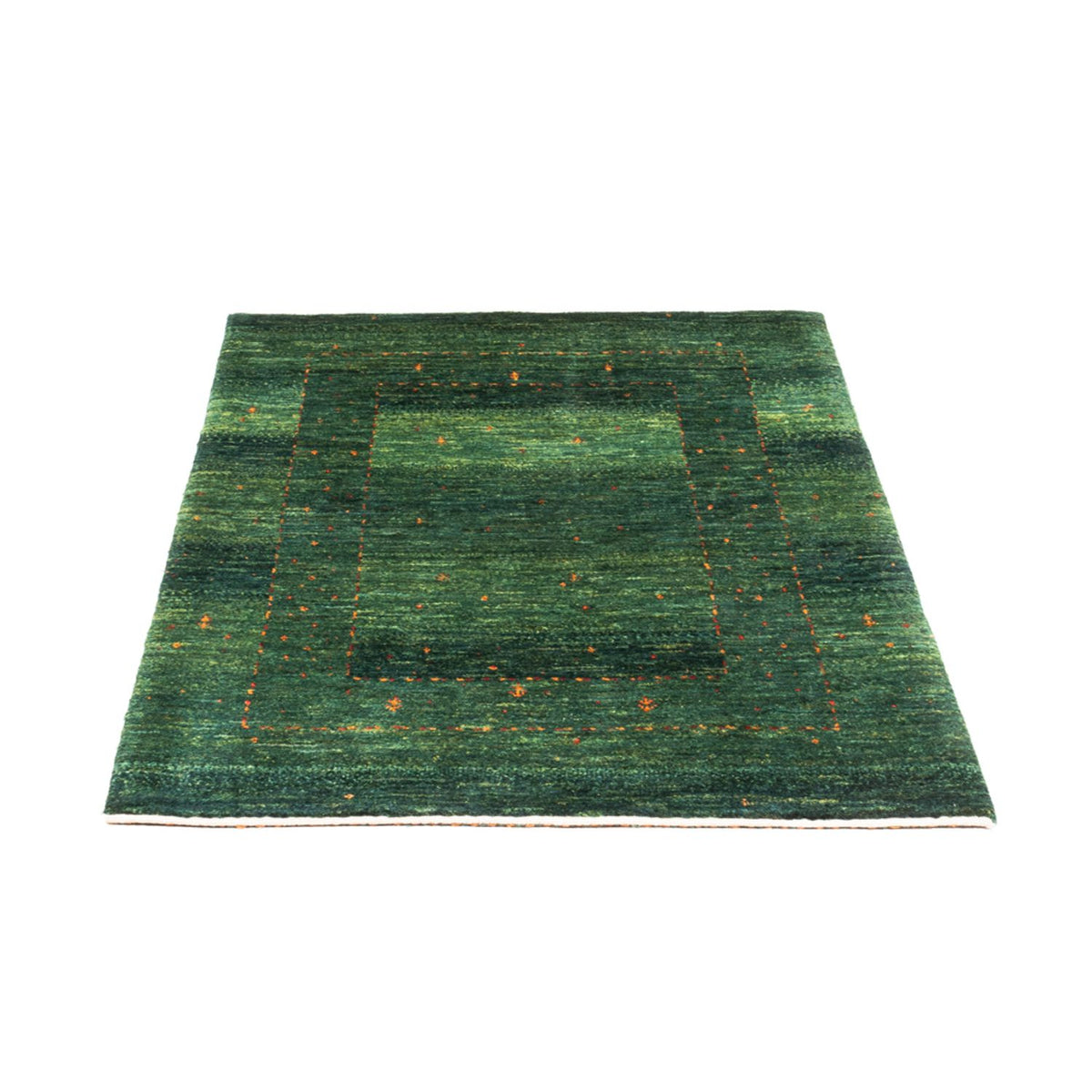 Alfombra Gabbeh - Loribaft Persa - 119 x 86 cm - verde