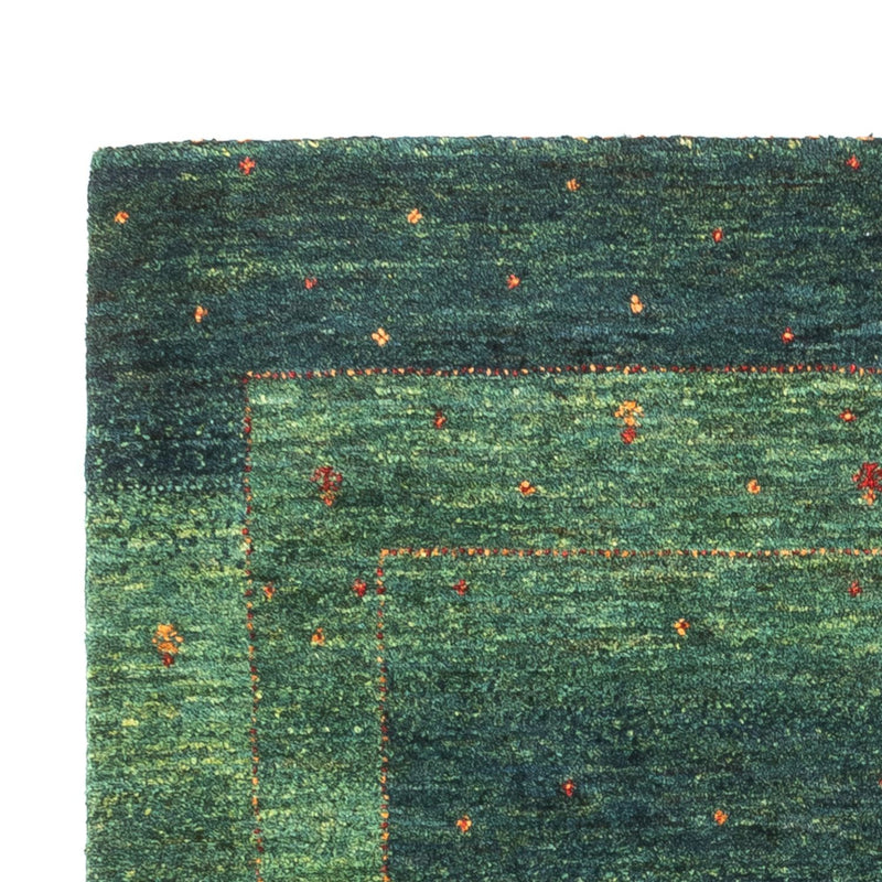 Alfombra Gabbeh - Loribaft Persa - 127 x 86 cm - verde