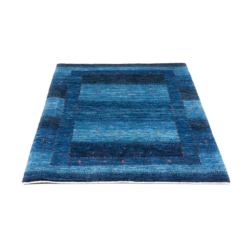 Alfombra Gabbeh - Loribaft Persa - 135 x 93 cm - azul