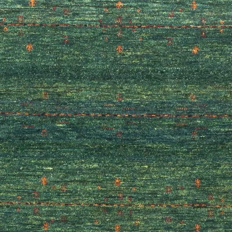 Alfombra Gabbeh - Loribaft Persa - 127 x 82 cm - verde