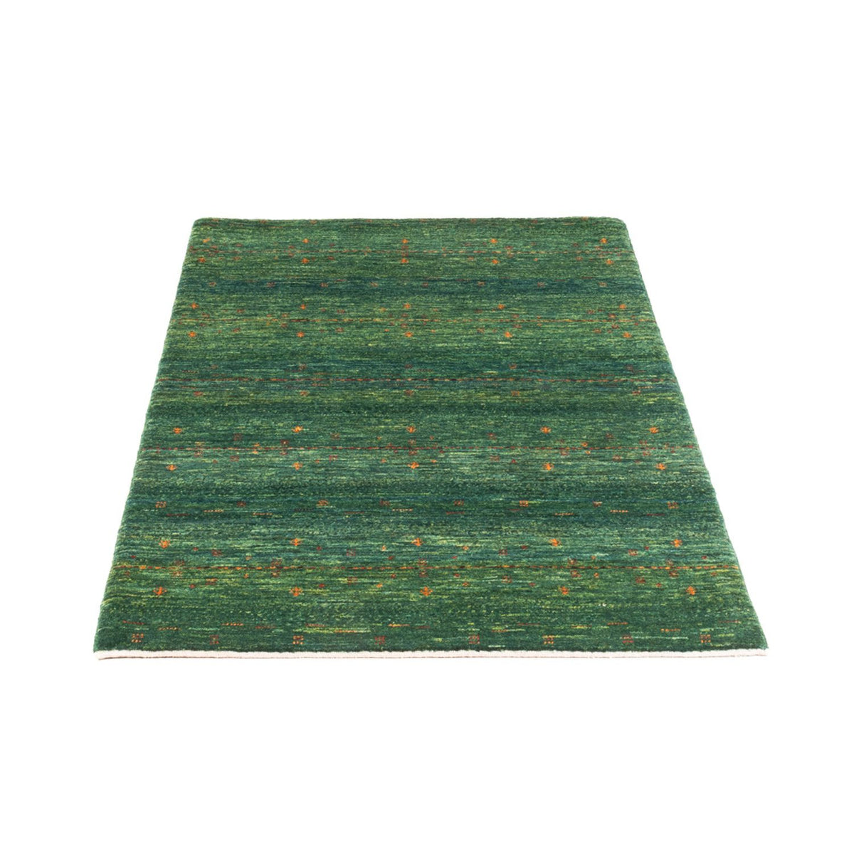 Alfombra Gabbeh - Loribaft Persa - 127 x 82 cm - verde