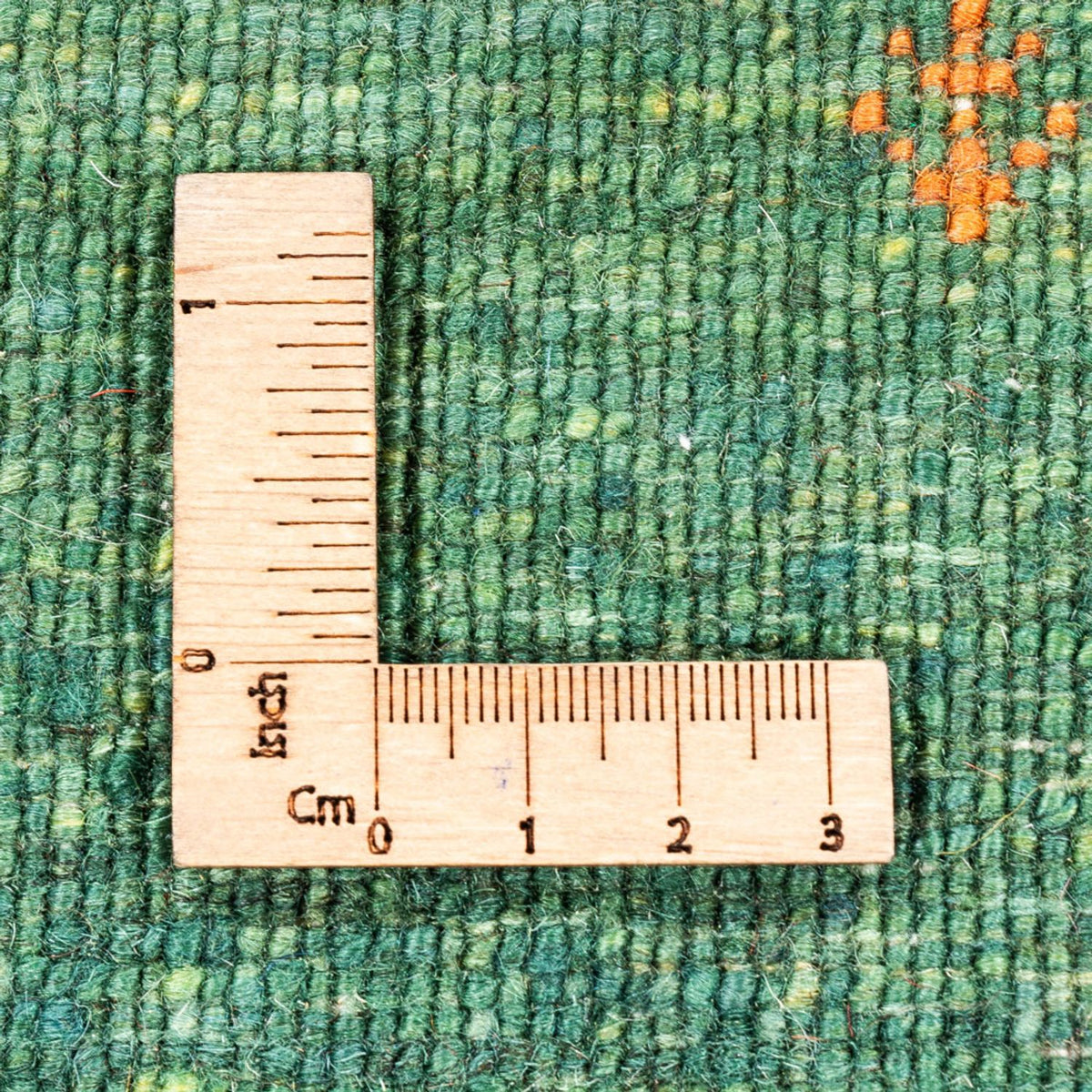 Alfombra Gabbeh - Loribaft Persa - 127 x 82 cm - verde