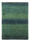 Loribaft Alfombra 78x107cm - Perserteppich Wollteppich - Rectángulo / Verde / 78 x 107 cm Rectángulo
