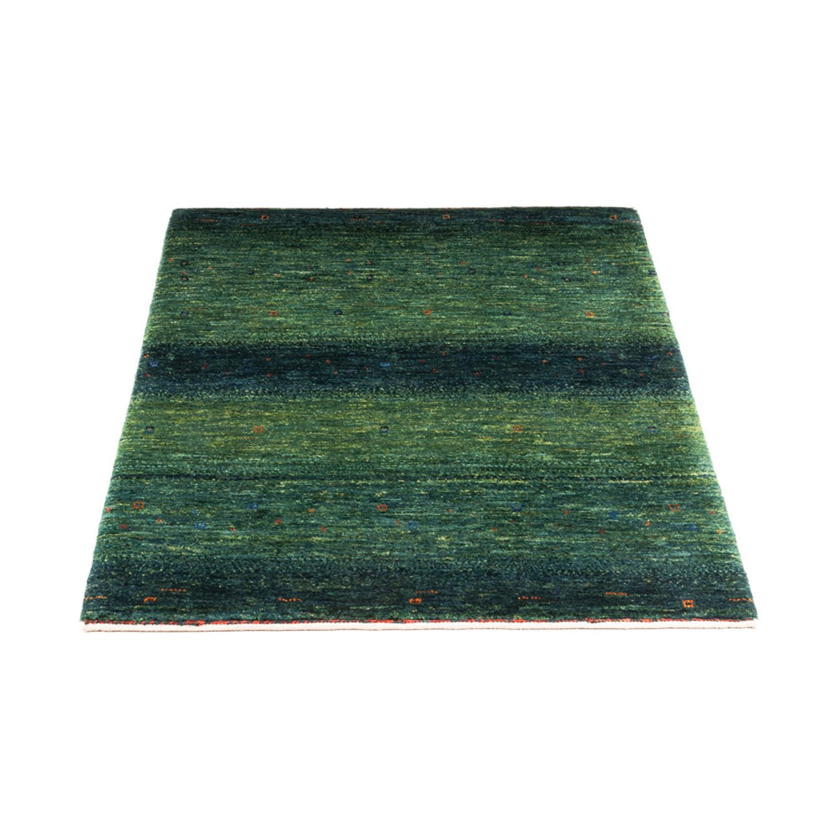Alfombra Gabbeh - Loribaft Persa - 107 x 78 cm - verde