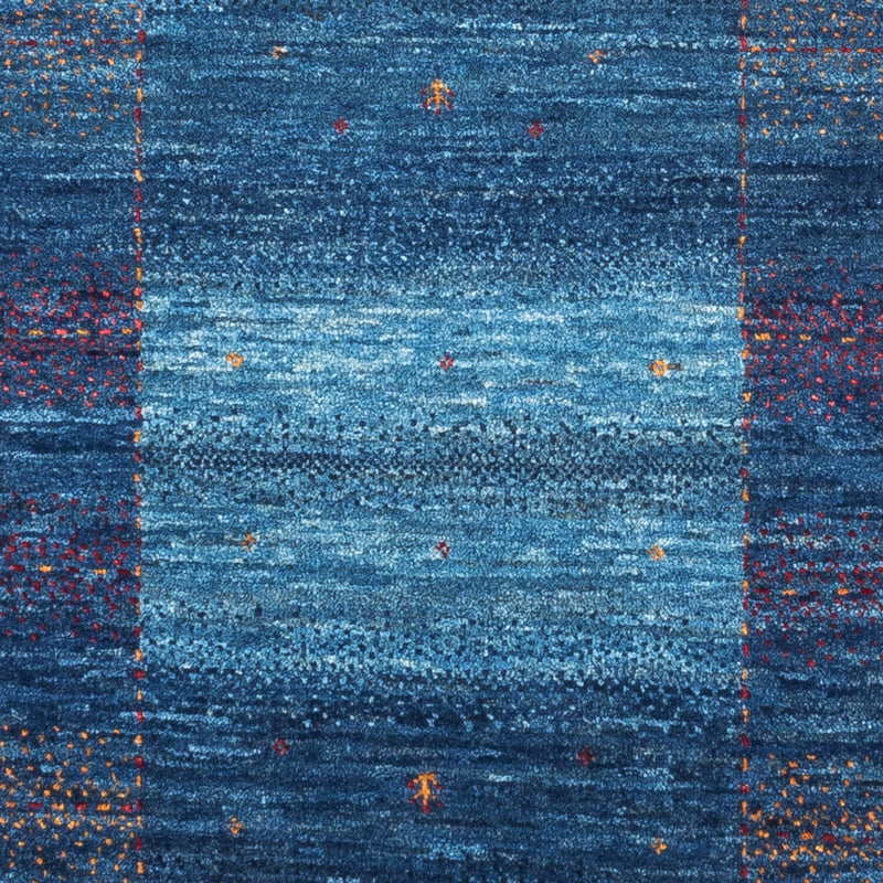 Alfombra Gabbeh - Loribaft Persa - 116 x 84 cm - azul