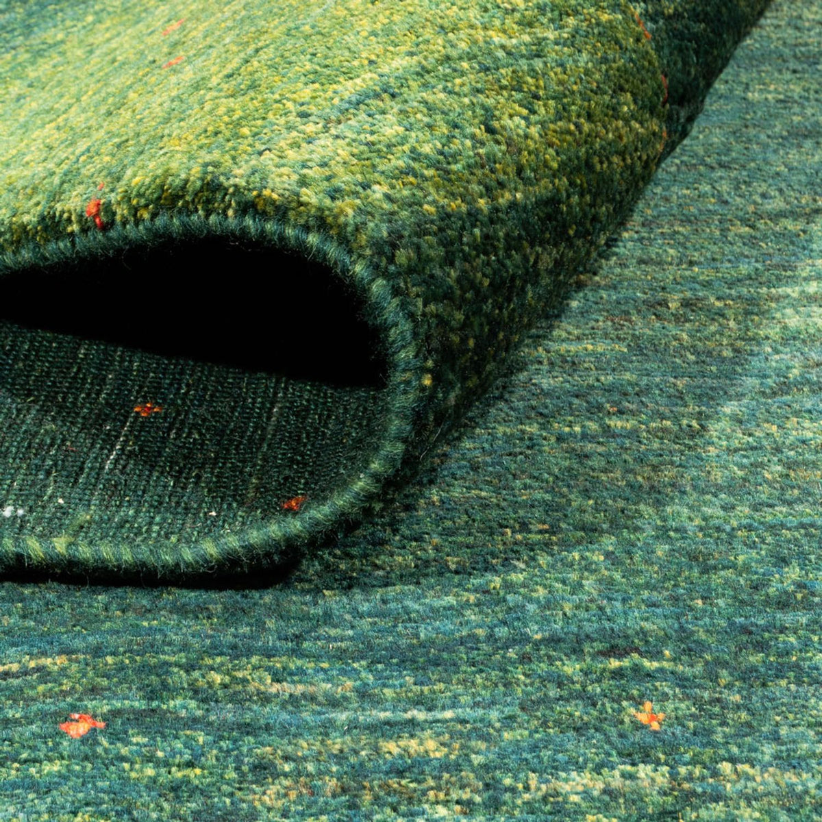Alfombra Gabbeh - Loribaft Persa - 229 x 170 cm - verde
