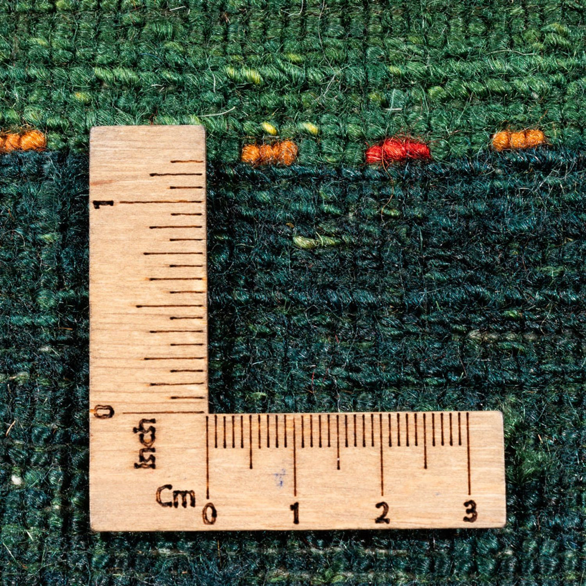 Alfombra Gabbeh - Loribaft Persa - 229 x 170 cm - verde