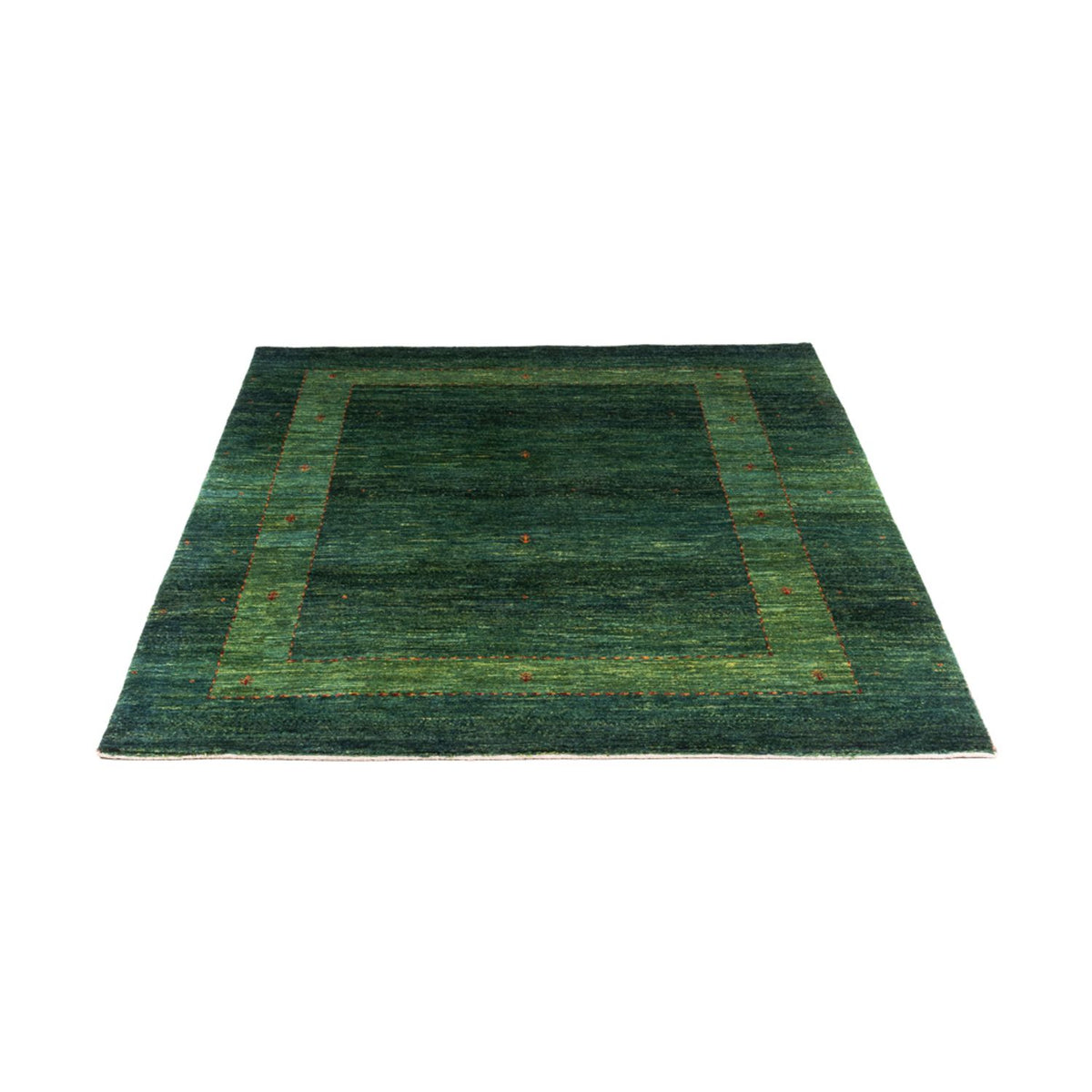 Alfombra Gabbeh - Loribaft Persa - 162 x 132 cm - verde