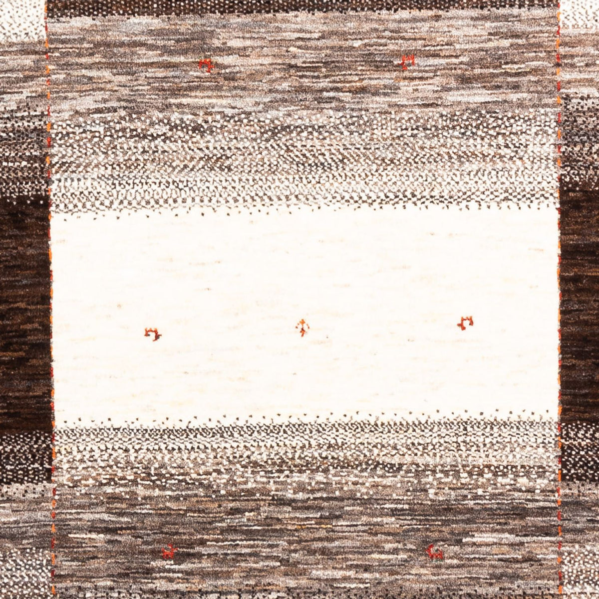 Alfombra Gabbeh - Loribaft Persa - 187 x 129 cm - gris