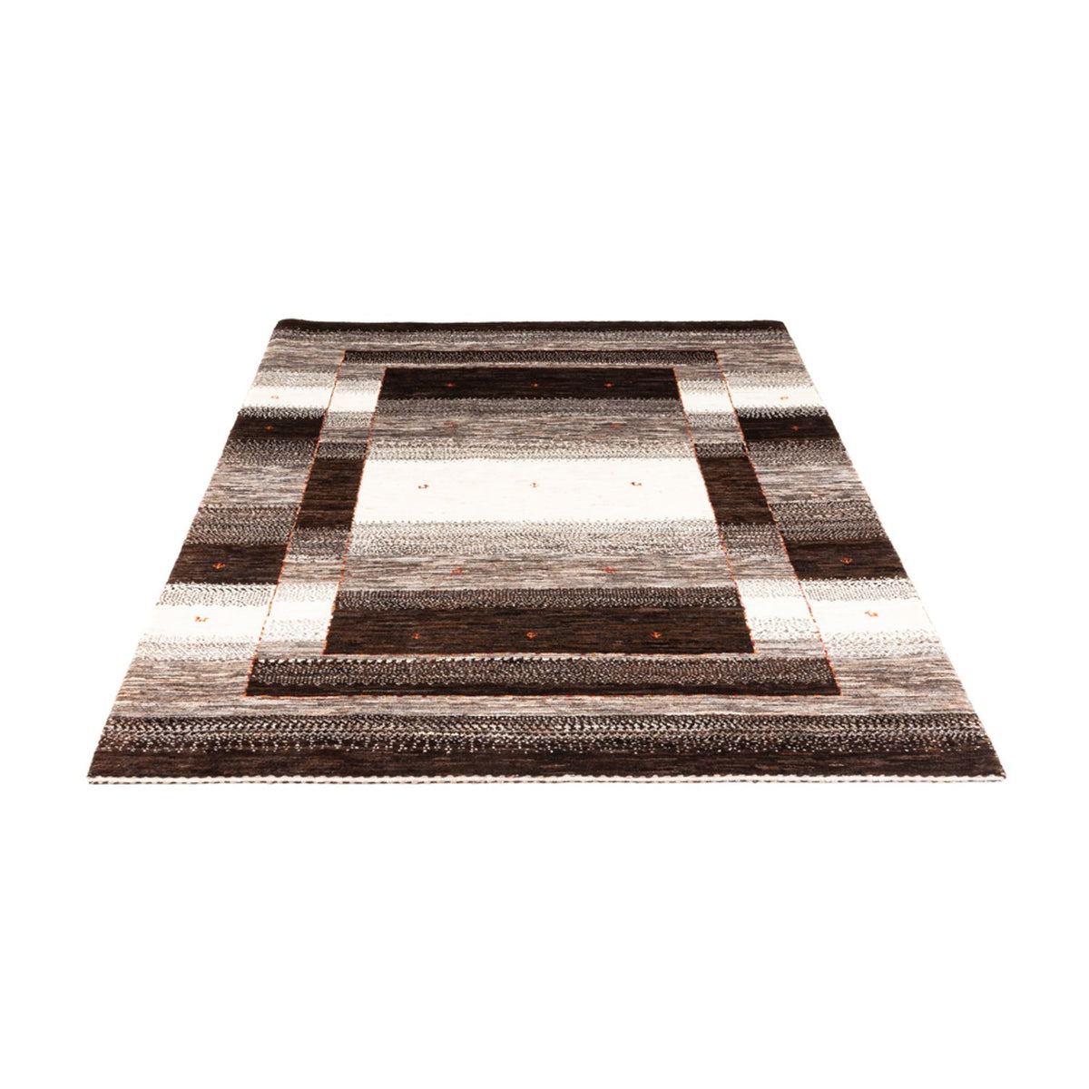 Alfombra Gabbeh - Loribaft Persa - 187 x 129 cm - gris