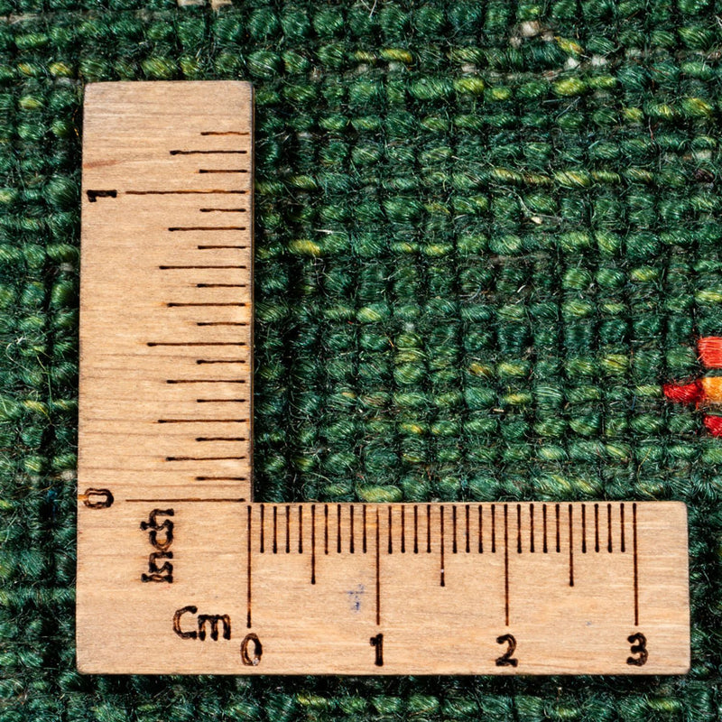 Alfombra Gabbeh - Loribaft Persa - 183 x 105 cm - verde