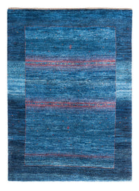Alfombra Gabbeh - Loribaft Persa - 168 x 118 cm - azul