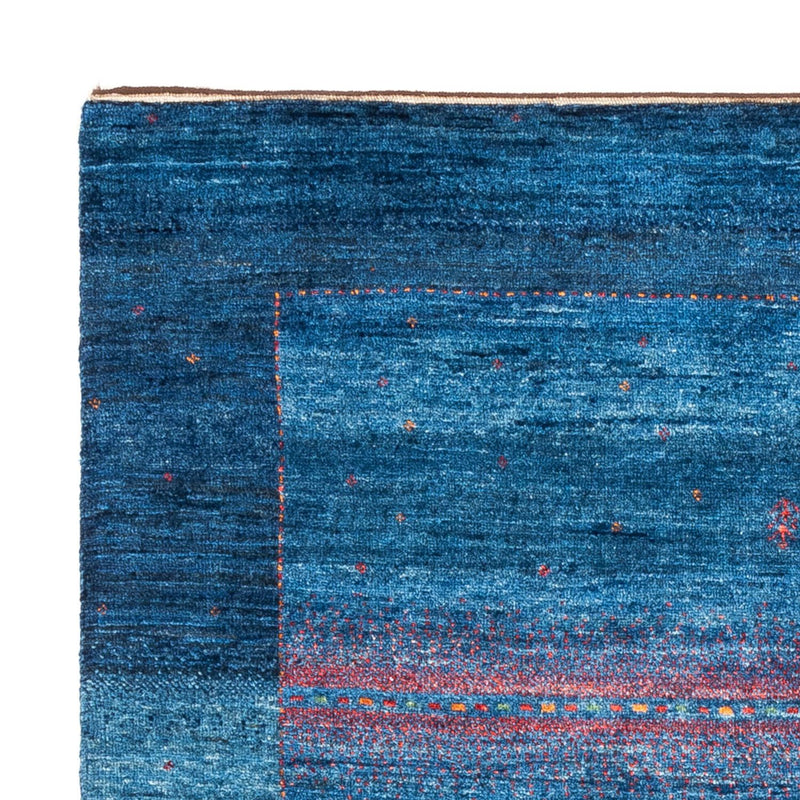 Alfombra Gabbeh - Loribaft Persa - 168 x 118 cm - azul