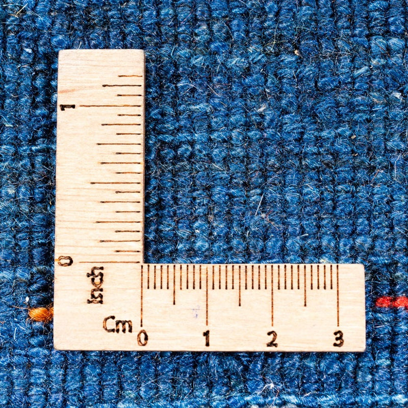 Alfombra Gabbeh - Loribaft Persa - 168 x 118 cm - azul