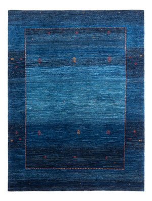 Alfombra Gabbeh - Loribaft Persa - 162 x 120 cm - azul