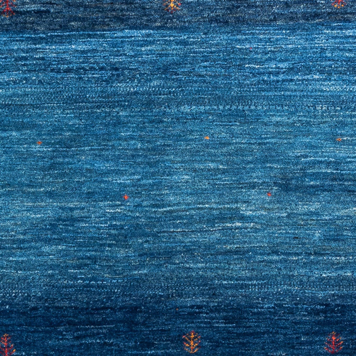 Alfombra Gabbeh - Loribaft Persa - 162 x 120 cm - azul