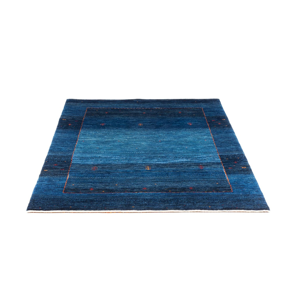 Alfombra Gabbeh - Loribaft Persa - 162 x 120 cm - azul
