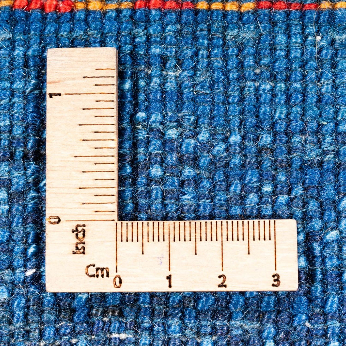 Alfombra Gabbeh - Loribaft Persa - 162 x 120 cm - azul