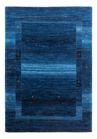 Alfombra Gabbeh - Loribaft Persa - 164 x 116 cm - azul