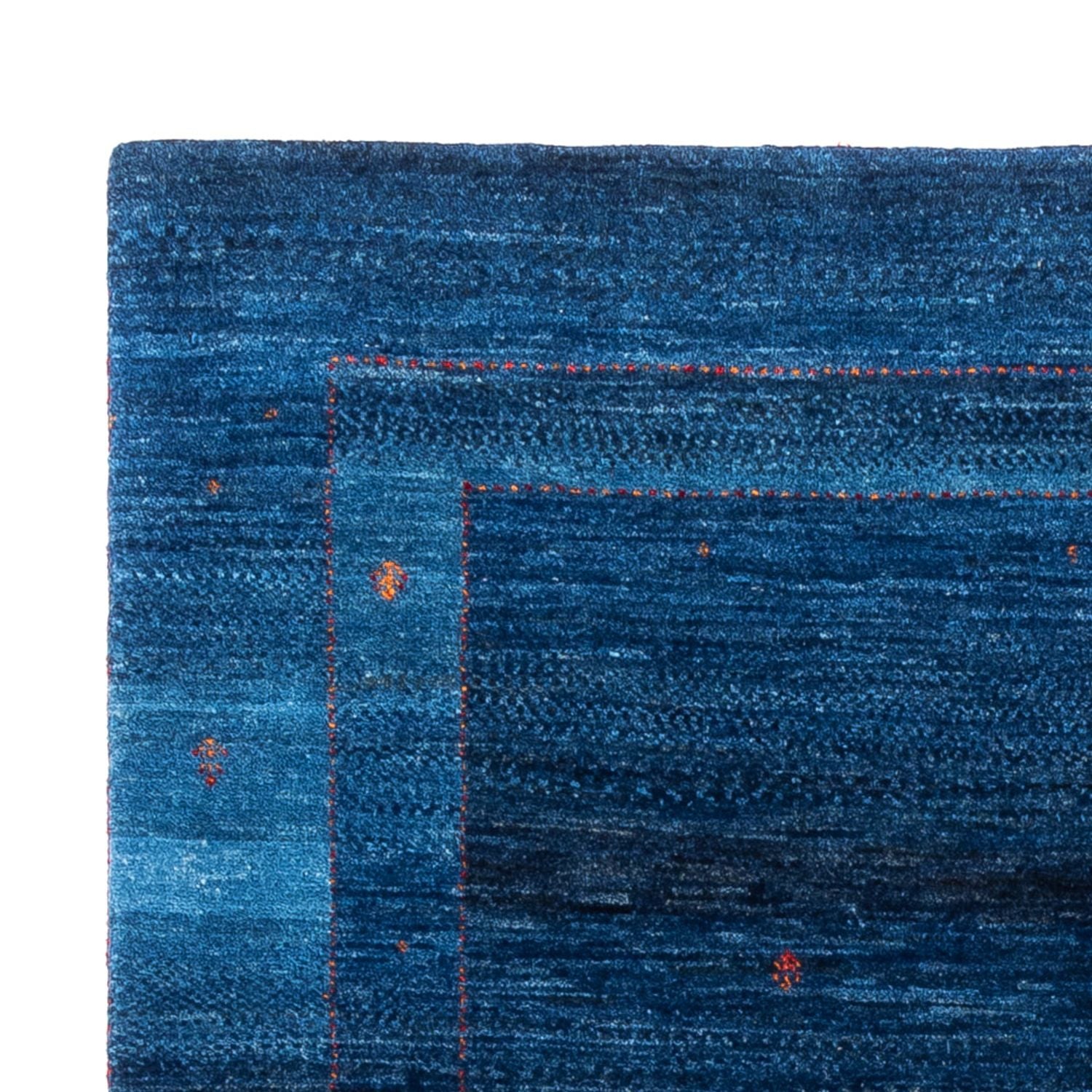 Alfombra Gabbeh - Loribaft Persa - 164 x 116 cm - azul