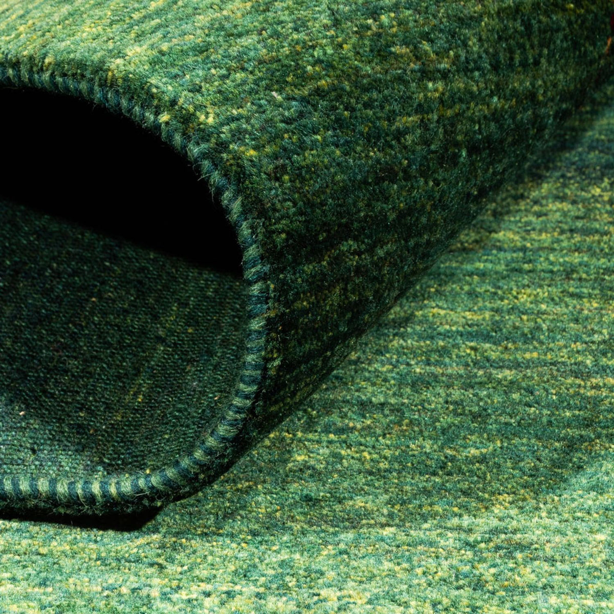 Alfombra Gabbeh - Loribaft Persa - 181 x 118 cm - verde