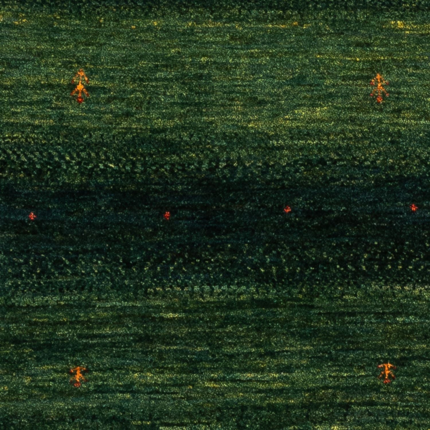 Alfombra Gabbeh - Loribaft Persa - 178 x 113 cm - verde