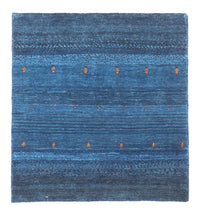Alfombra Gabbeh - Loribaft Persa - 60 x 55 cm - azul