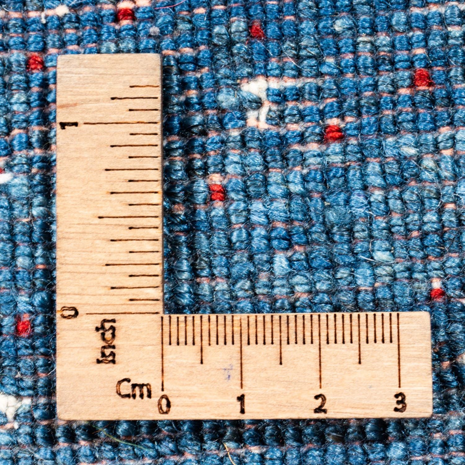 Alfombra Gabbeh - Loribaft Persa - 60 x 55 cm - azul