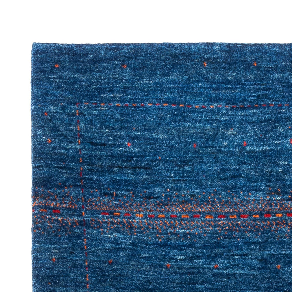 Alfombra Gabbeh - Loribaft Persa - 173 x 113 cm - azul