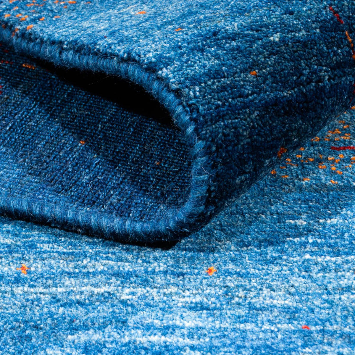 Alfombra Gabbeh - Loribaft Persa - 173 x 113 cm - azul