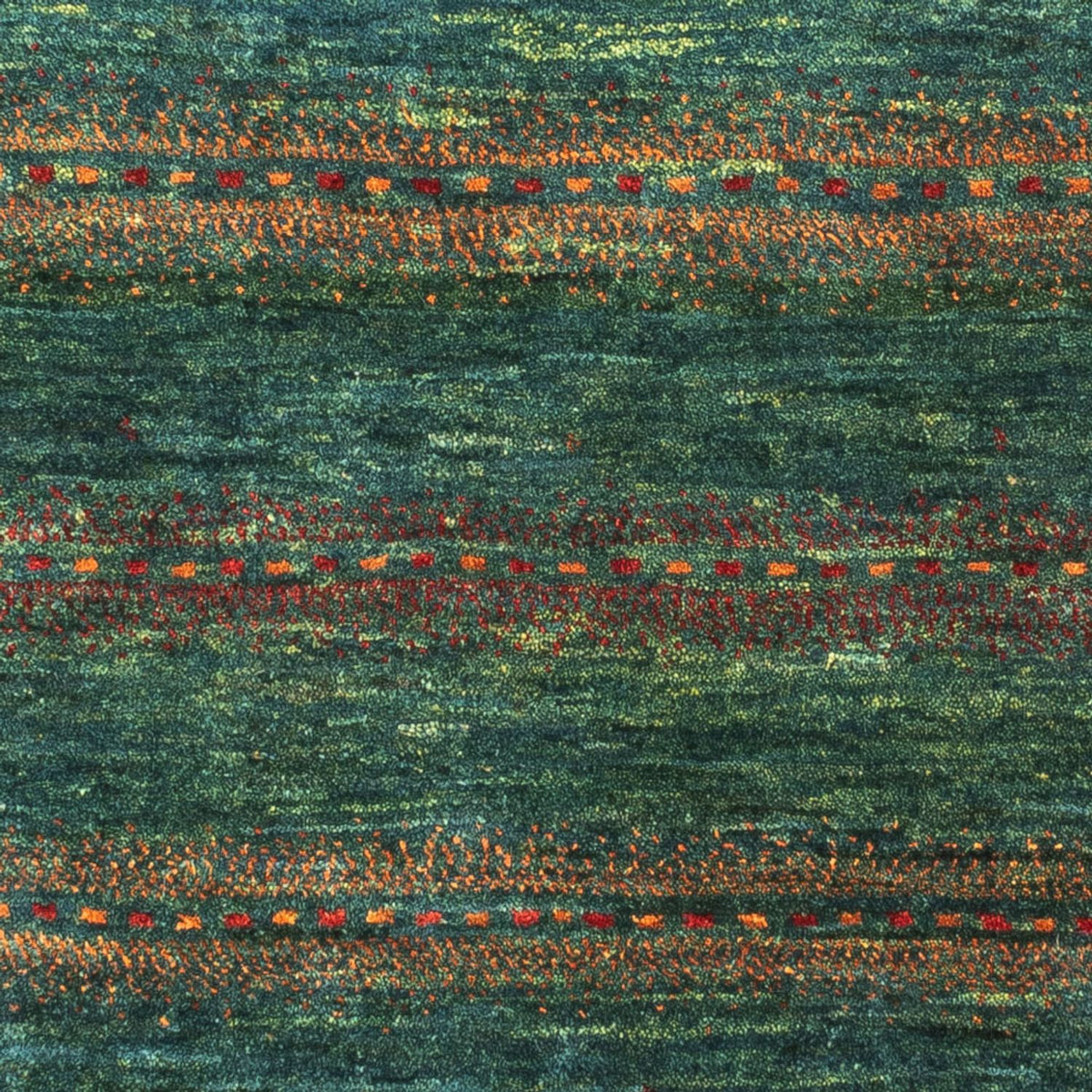 Alfombra Gabbeh - Loribaft Persa - 101 x 91 cm - multicolor