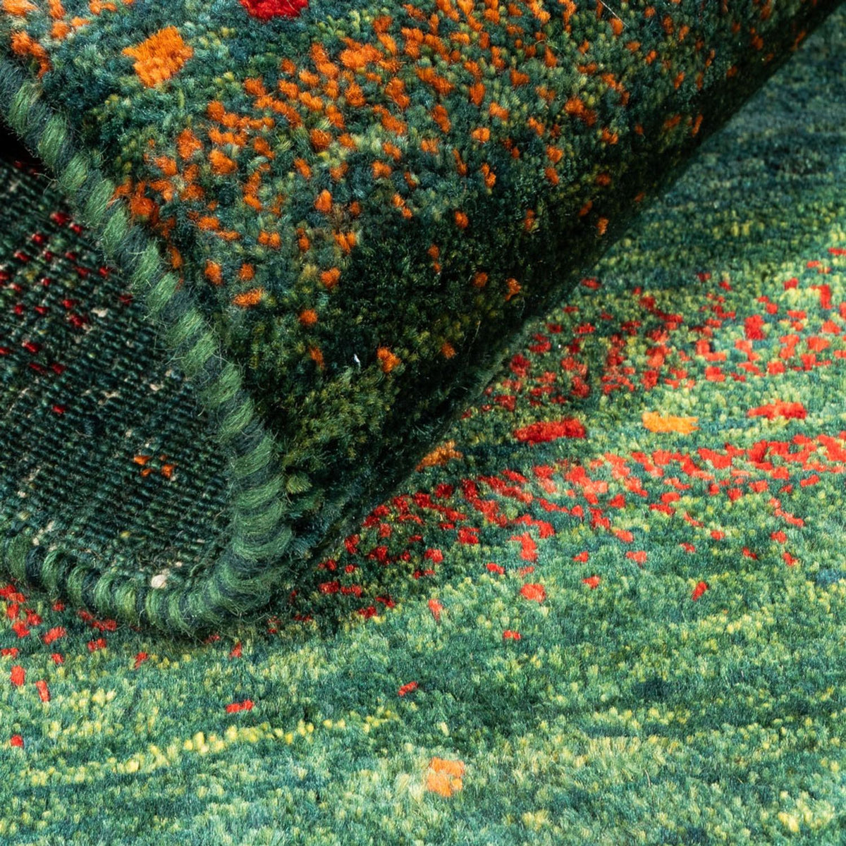 Alfombra Gabbeh - Loribaft Persa - 101 x 91 cm - multicolor