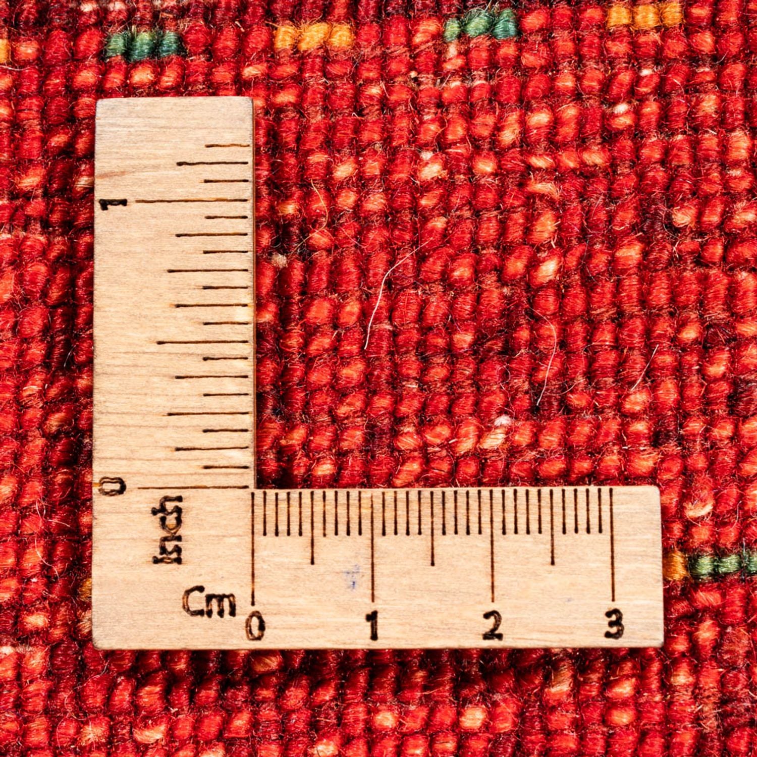 Alfombra Gabbeh - Loribaft Persa - 117 x 75 cm - rojo