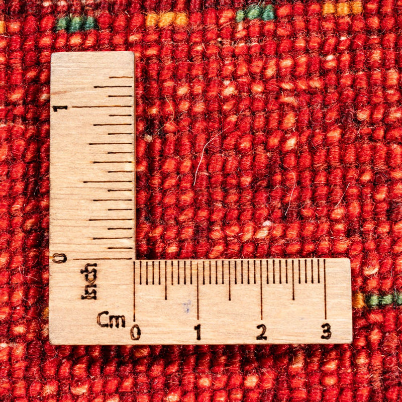 Alfombra Gabbeh - Loribaft Persa - 117 x 75 cm - rojo