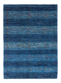 Alfombra Gabbeh - Loribaft Persa - 120 x 85 cm - azul